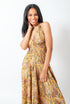 Bodenlanges Alinienkleid Delia